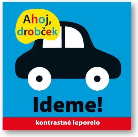 Labas, mažyli, keliaujam! kontrastinė knygelė