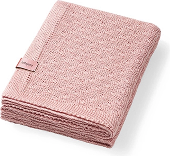 BabyOno knitted bamboo blanket beige 75 × 100 cm