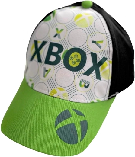 Xbox kepurė su snapeliu, balta–juoda