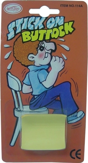 Priklijuota užpakalis – pokštų aksesuaras linksmintis su draugais