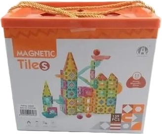Magnetinis rutuliukų trasos konstruktorius – pilis, 139 dalys