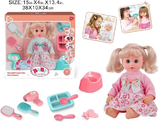 Baby Sweet Love interactive baby doll with potty and accessories