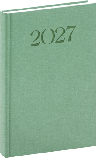 Notique Biella dieninis kalendorius 2027 m. žalias 15 × 21 cm