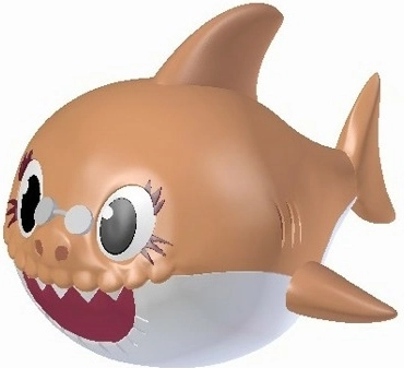 Baby Shark figure Grandma Shark - 1 piece