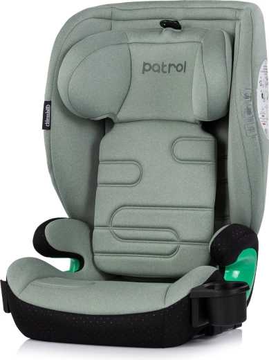Chipolino Patrol i-Size ISOFIX car seat matcha (100–150 cm)