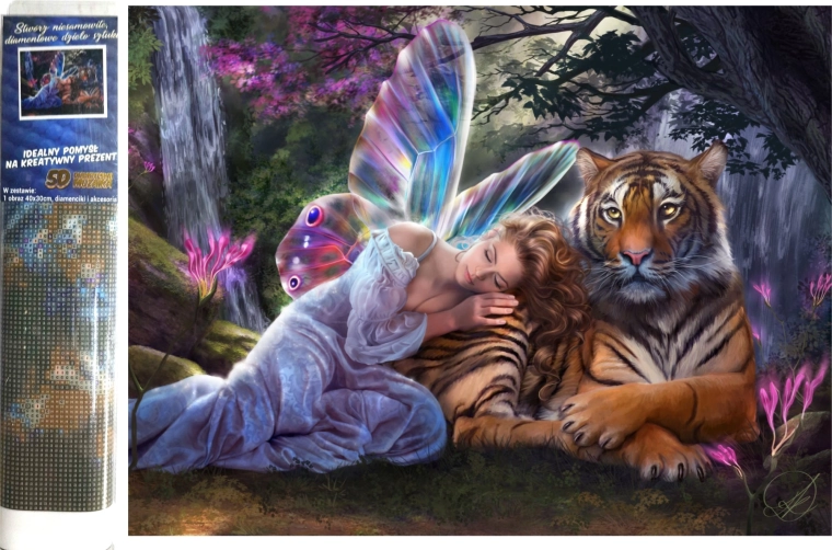 Diamond Painting NORIMPEX – Butterfly Fairy 30 × 40 cm
