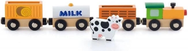 Viga wooden farm train – railway accessory
