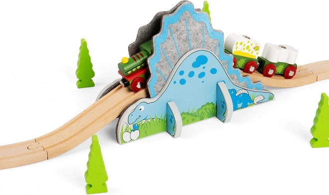 Dinozaurų tunelis Bigjigs Rail