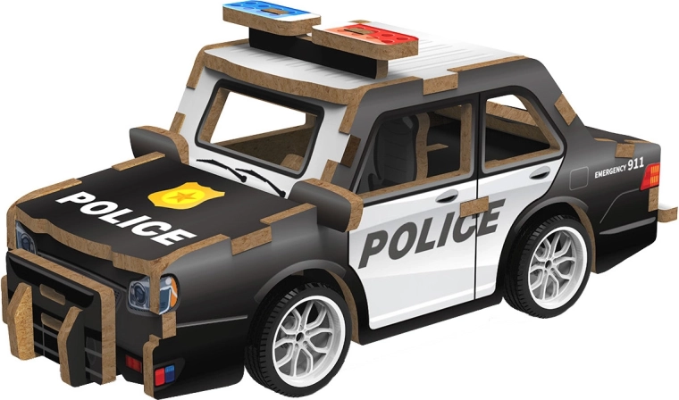 2Kids Toys 3D medinė dėlionė – policijos automobilis