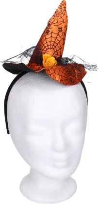 Karnavalinis lankelis su raganos puošmena