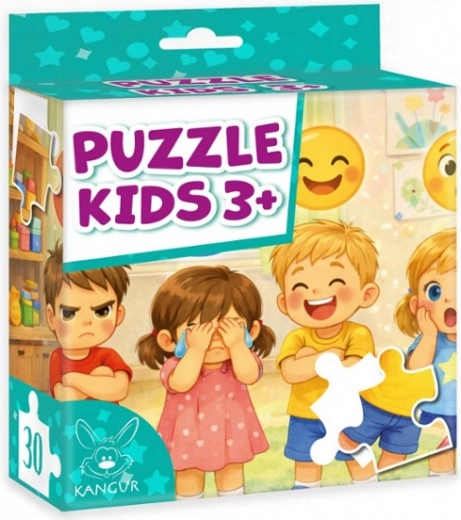 Puzzle Kids 3+ emocijos