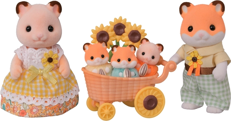 Sylvanian Families žiurkėnų šeima