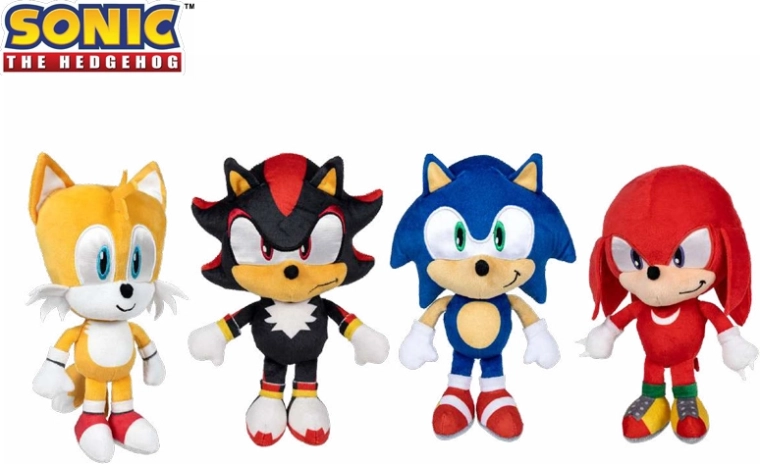 Pliušinė figūrėlė SONIC THE HEDGEHOG 22 cm