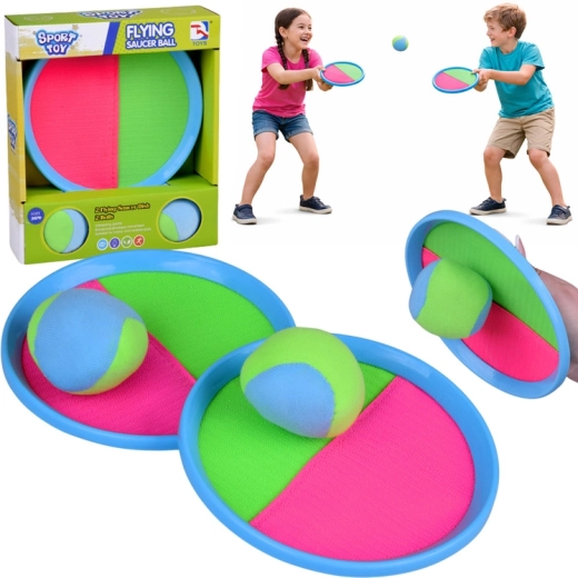 CatchBall taikiniai su lipukais ir kamuoliukais – 4 vnt.