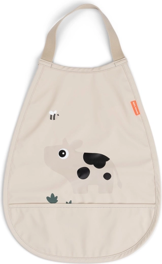 Done by Deer Tiny farm Bib with Head Opening, Sand