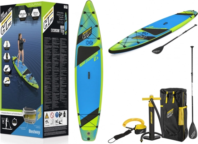 Inflatable paddleboard Hydro‑Force Aqua Excursion 12.6 (381 × 79 × 15 cm) by Bestway