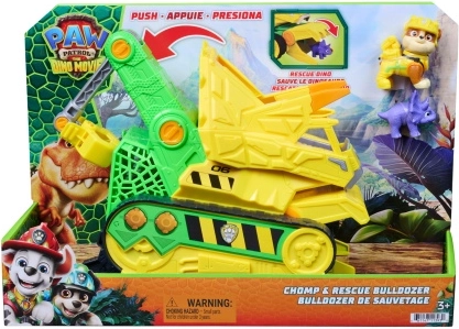 „Šunyčiai patruliai“ filmas „Dino Rubble“ buldozeris „Chomp & Rescue“ su figūrėlėmis