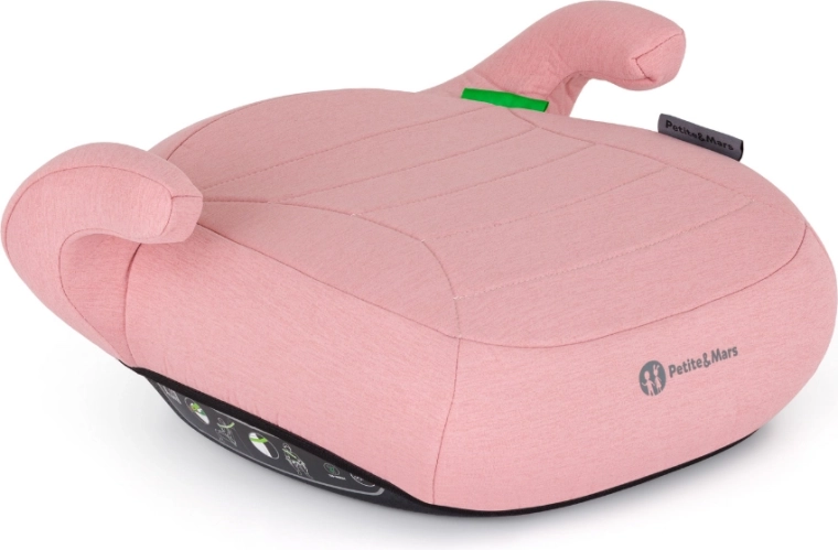 Petite&Mars automobilinė paaukštinimo kėdutė zuno han pink 125–150 cm