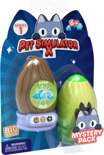 Kiaušinėliai su figūrėlėmis PET SIMULATOR – rinkinys 2 vnt. (8 cm)
