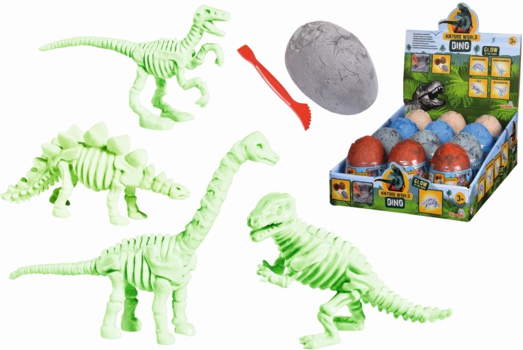 Dinosaur skeleton excavation egg - 1 piece