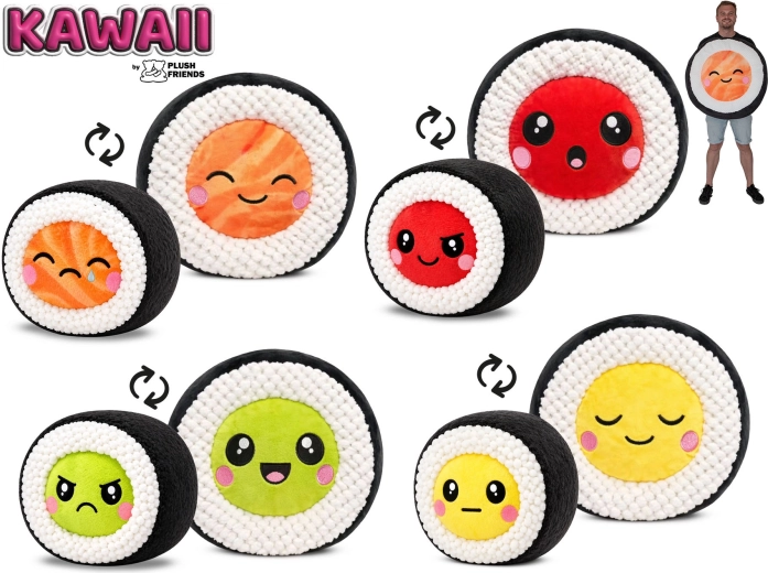 Kawaii Maxi Plush Sushi 60 cm - 1 piece