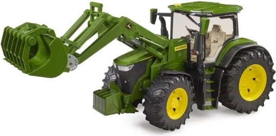 Traktorius su priekiniu krautuvu John Deere 7R 350