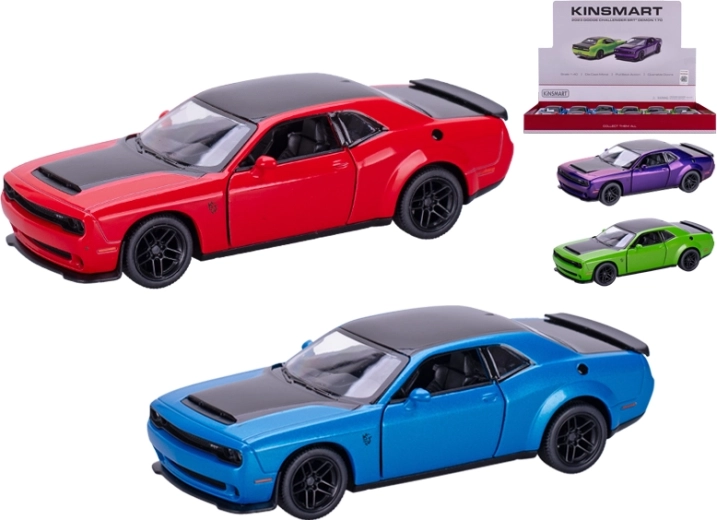 Metalinis automobilio modelis Dodge Challenger SRT 170 1:40 Kinsmart