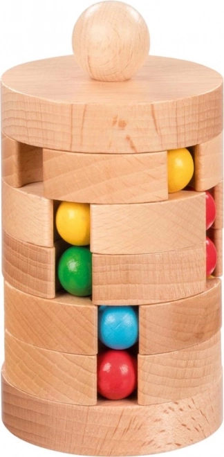 GOKI wooden marble tower – Babylonian Tower puzzle