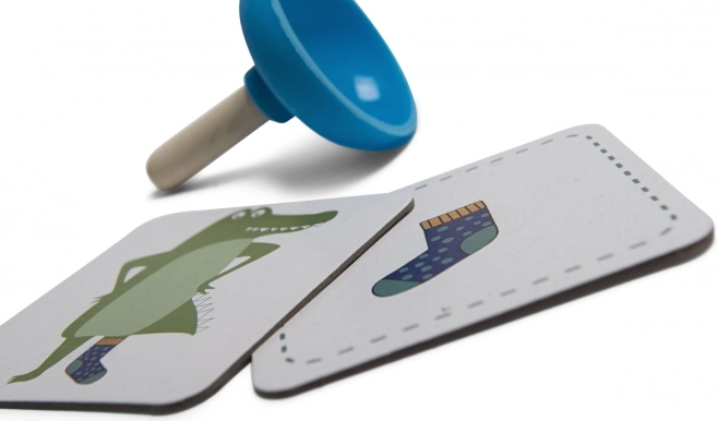 Krokodilo kojinės – reakcijos žaidimas vaikams (4+)