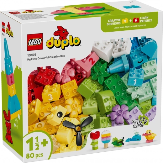 LEGO DUPLO kūrybinė dėžė, pilna spalvų