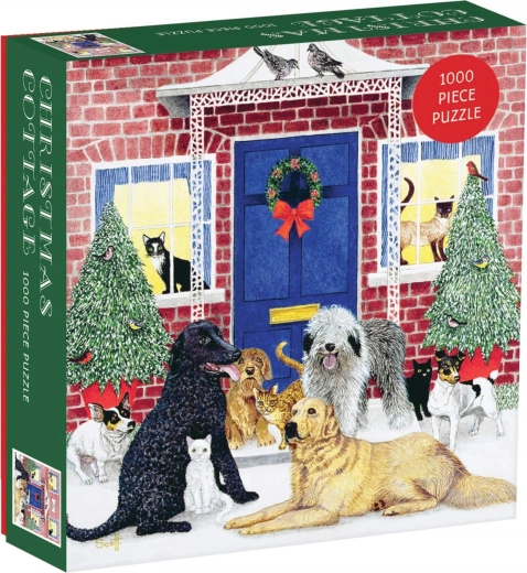 Christmas Cottage Puzzle 1000 Pieces
