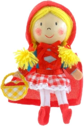 Fiesta Crafts pirštinė lėlytė ant piršto Raudonkepuraitė