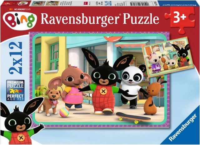„Bing“ dėlionė 2×12 detalių, Ravensburger