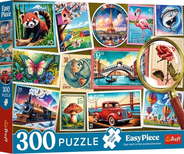Puzzle 300 EasyPiece – postage stamps Trefl