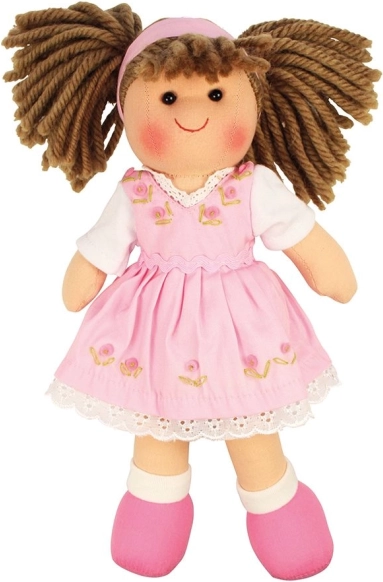 Medžiaginė lėlė Rose iš Bigjigs Toys, 28 cm