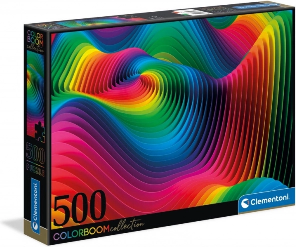 Clementoni dėlionė ColorBoom Bangos, 500 dalių