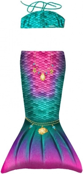 Children's Swimsuit with Mermaid Motif
