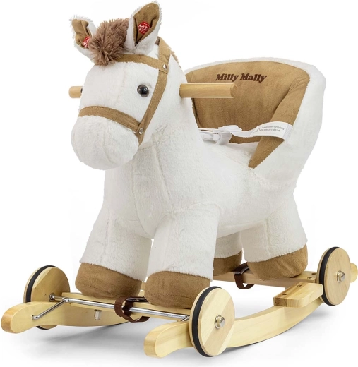 Milly Mally rocking horse Polly White