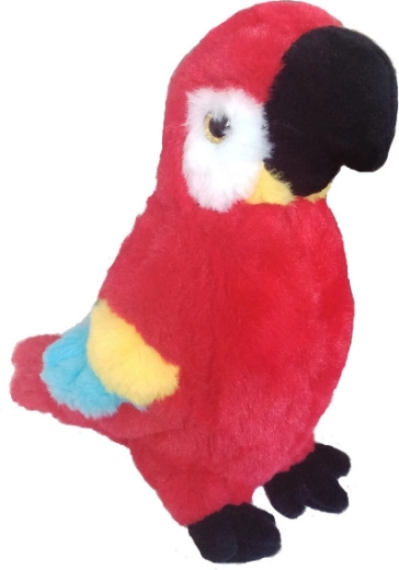 Plush Scarlet Macaw 22 cm
