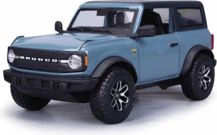 Ford Bronco Badlands mėlynas surenkamas metalinis modelis