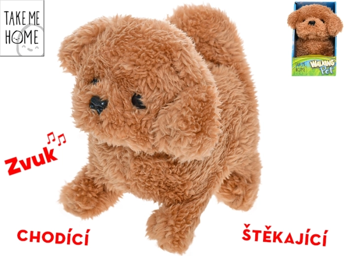 Interaktyvus pliušinis šuniukas Take Me Home 15,5 cm