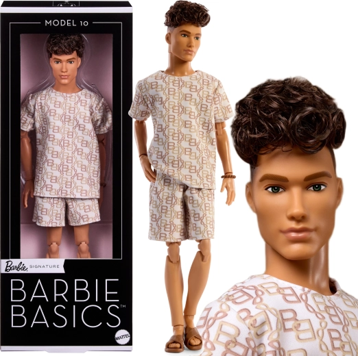 Mattel Barbie Signature Basics Ken 10 modelis – kolekcinė lėlė