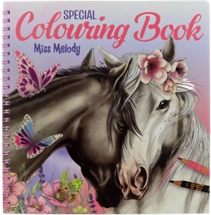 Colouring Book with a Horse Motif