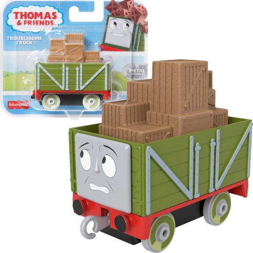 Fisher-Price Tomas ir draugai metalinis išdykęs vagonas Troublesome Truck