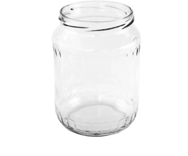 Konservavimo stiklainis 720 ml su plačiu kakleliu