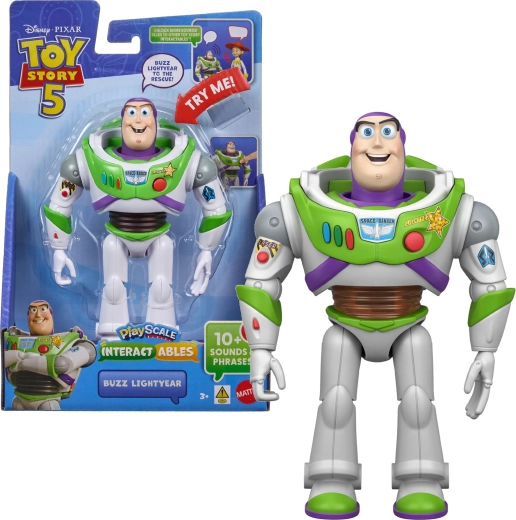 Mattel Disney Toy Story interaktyvi figūrėlė Buzz Lightyear 18 cm (EN)