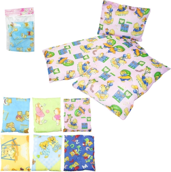 Lovytės arba lopšelio rinkinys su meškučių motyvu