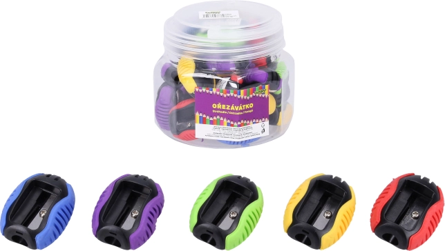 Vienaaštrė pieštukų drožtuvė 3,3 × 2 × 4 cm, spalvų miksas