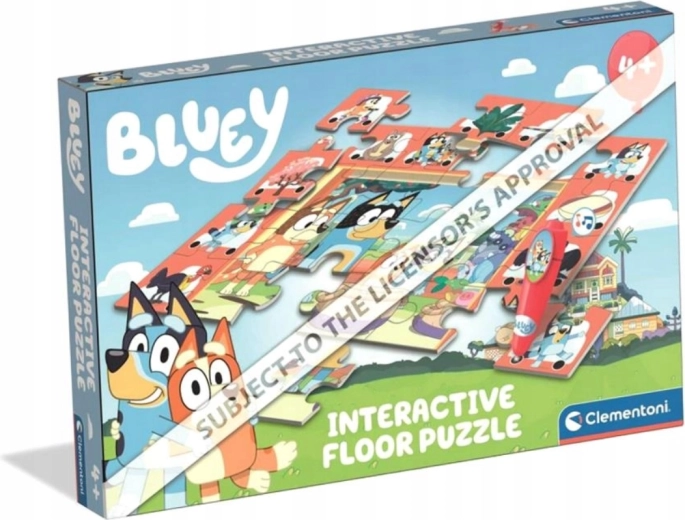 Floor puzzle with interactive pen BLUEY, 24 pieces