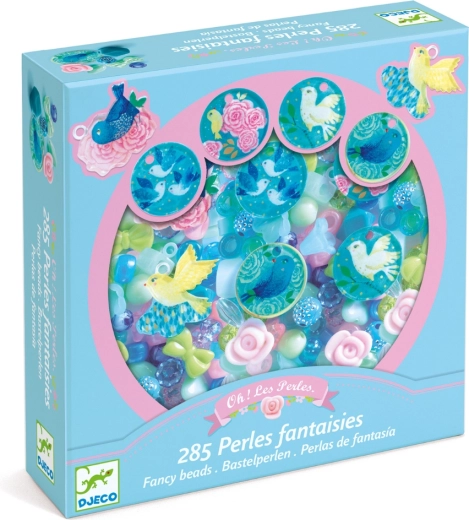 Djeco Jewelry-Making Kit Turquoise Birds